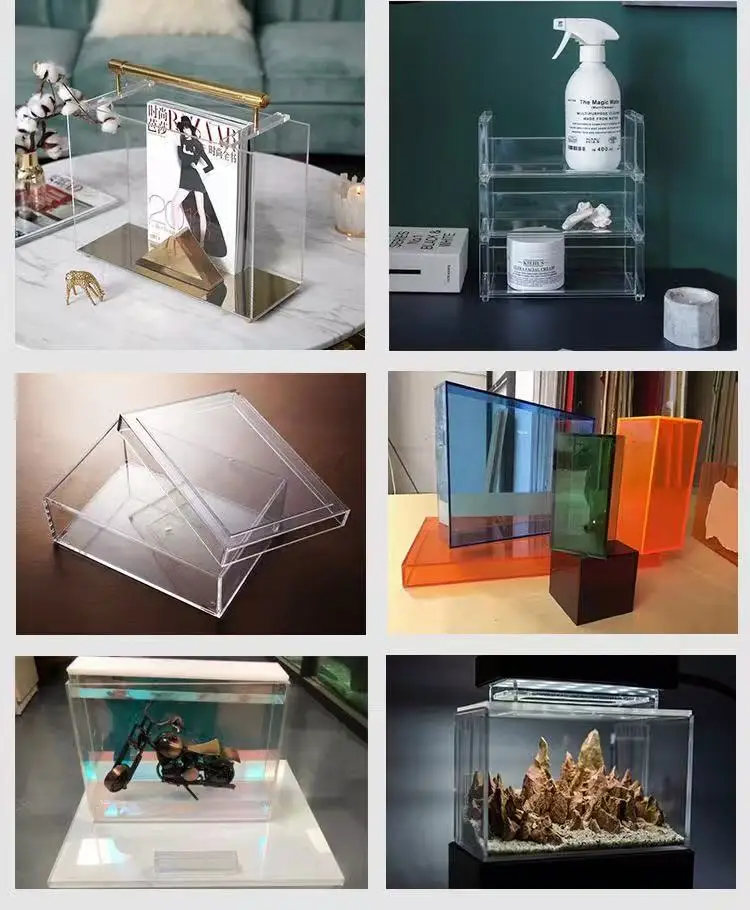 1-3 قطعة لوحة أكريليك شفافة عالية 1-3 مللي متر لوحة PMMA شبكي