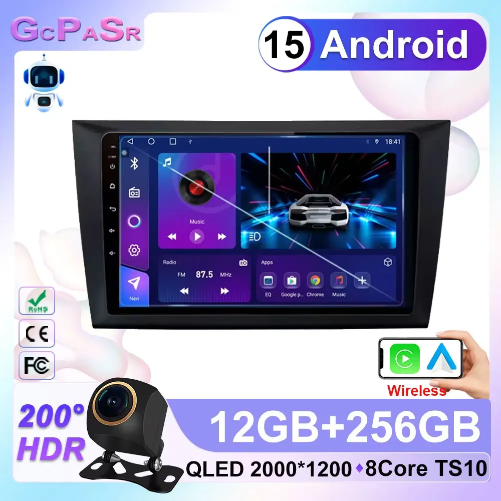 

Car android 15 Carplay Auto 5G Wifi BT For VW Volkswagen Golf 6 2006-2018 Car Radio Multimedia Stereo Player GPS 2din CPU