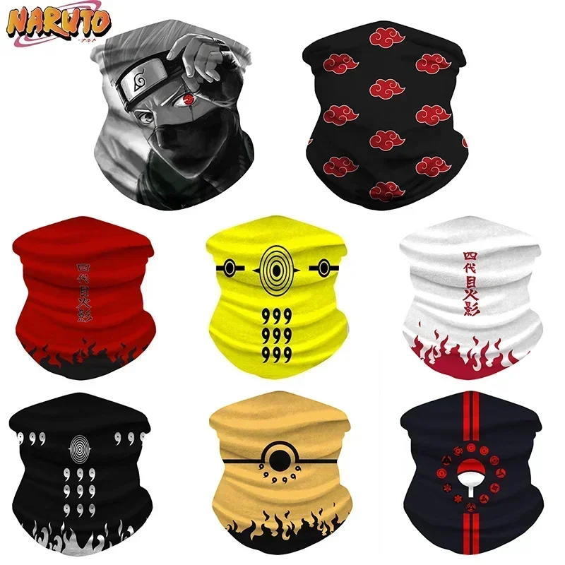 AliExpress Bandai Naruto Cosplay Itachi Bandana Mask Men Cycling Anime Masks Winter Cartoon Mask Scarf Neck Mask