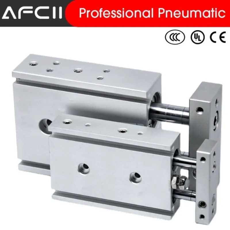 

Air Cylinder TR Series 10mm Bore TR10 Twin-rod Cylinder Pneumatic Cylinder 10-100mm Stroke With Magnet Double Acting Type