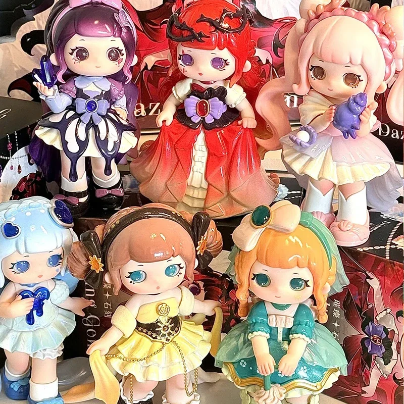 

Ziyuli Dazzling Gem Series Blind Box Cute Ziyuli Action Figure Mystery Box Surprise Bag Kawaii Gem Anime Doll Model Toys Gifts