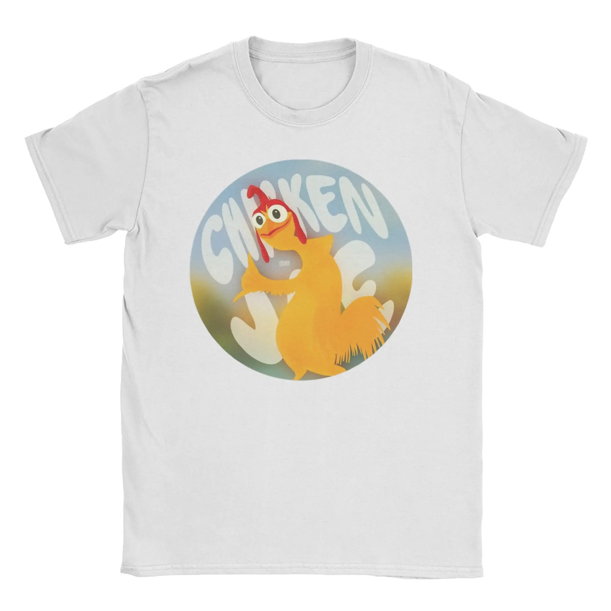 Camisetas Chicken Joe Surf's Up Art para homens e mulheres, camisetas incríveis de algodão puro, gola redonda, manga curta, roupas plus size