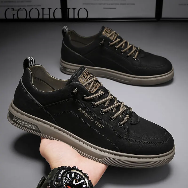 Autumn Men Casual Shoes Spring Men Sneakers Light Shoes Men Vulcanize Shoes All-match White Shoes Male Flats Lace-up Platform