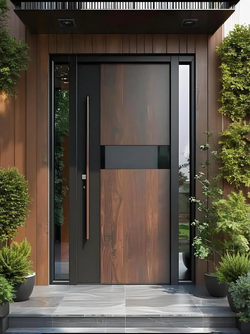 

Pivot Entry Doors Front Exterior Entrance Casement Door Main Villa House Gate Vintage Security Door Aluminum Home Decor
