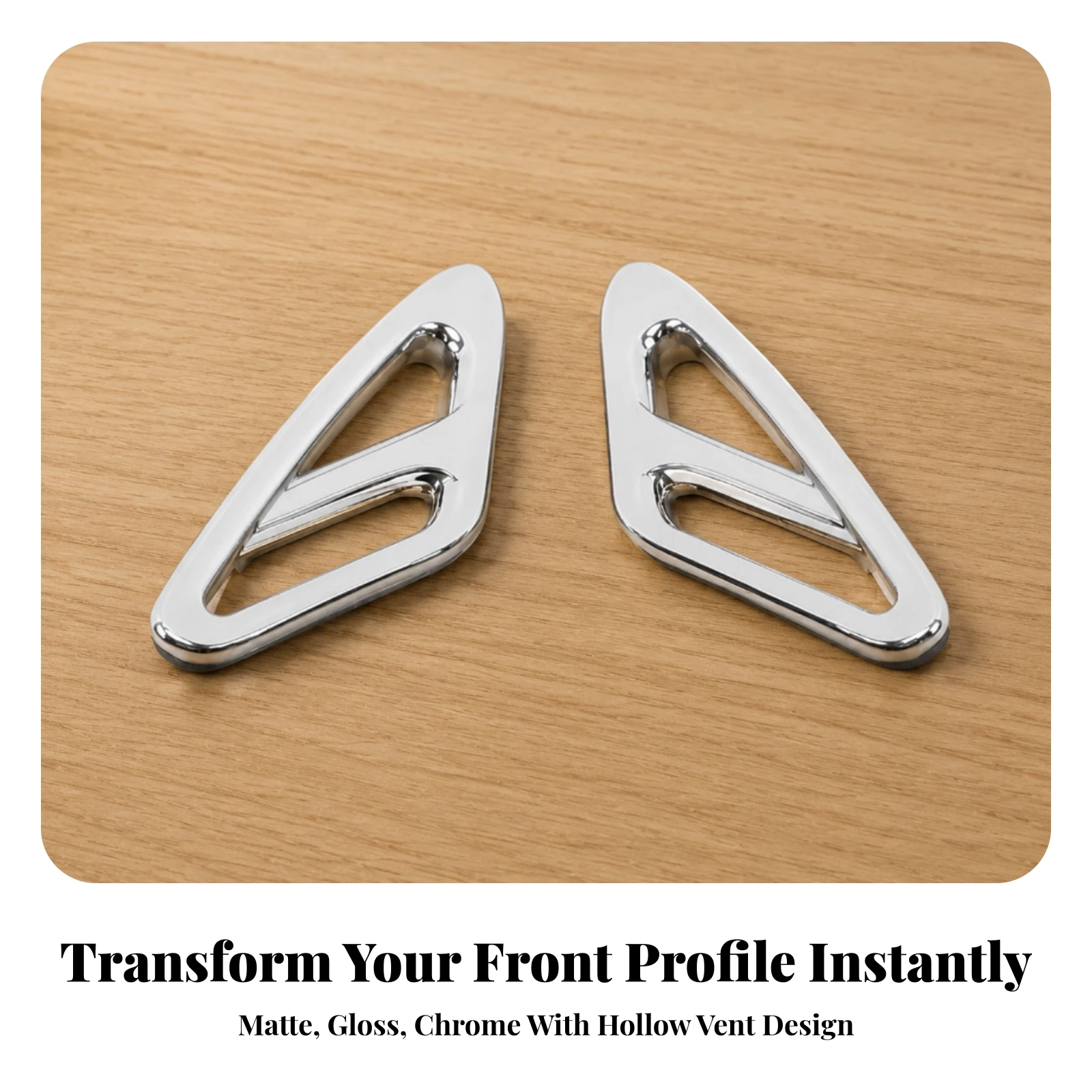 Gold Wing GL1800 Mudguard Accent Long-Lasting Front Mudguard Ornament Trim Sleek Easy Installation for Touring Bike Riders