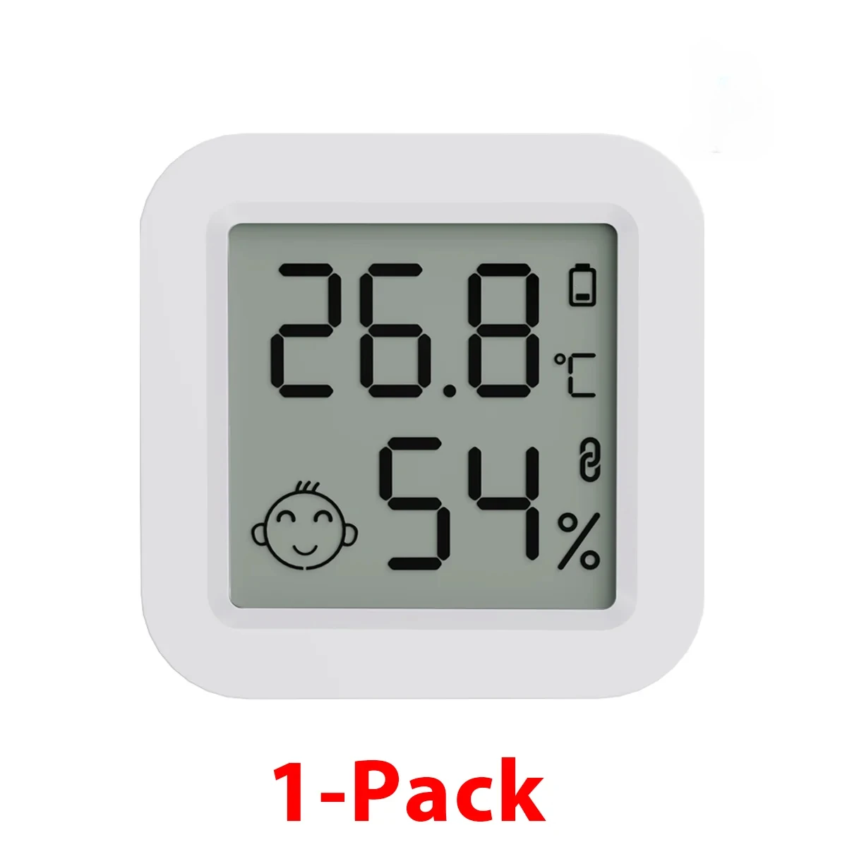 Tuya Temperatur- und Feuchtigkeitssensor, Mini-Thermometer, Hygrometer, Bluetooth-kompatible APP-Fernbedienung, funktioniert mit Smart Life Alexa