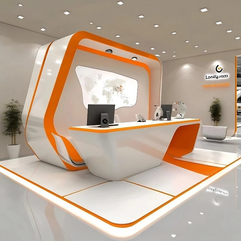 FRP shopping mall booth exhibition hall design style