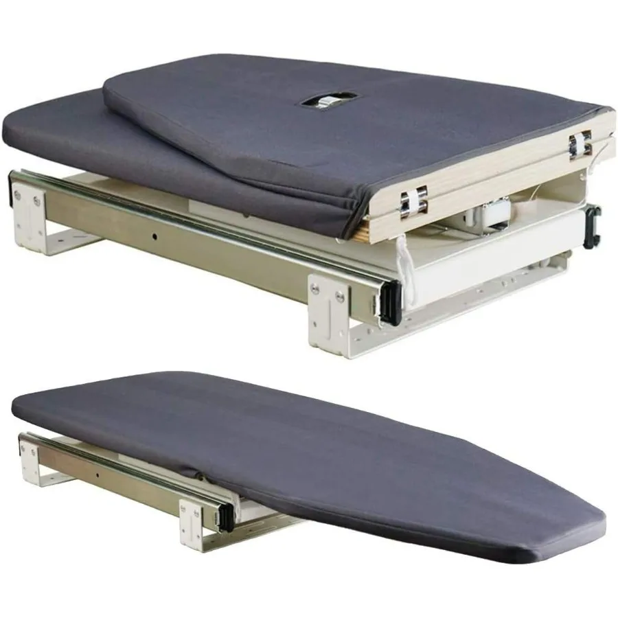 

Retractable Ironing Board Closet Pull-Out Stow Away in The Cabinet Easy to Install (Navy Blue)