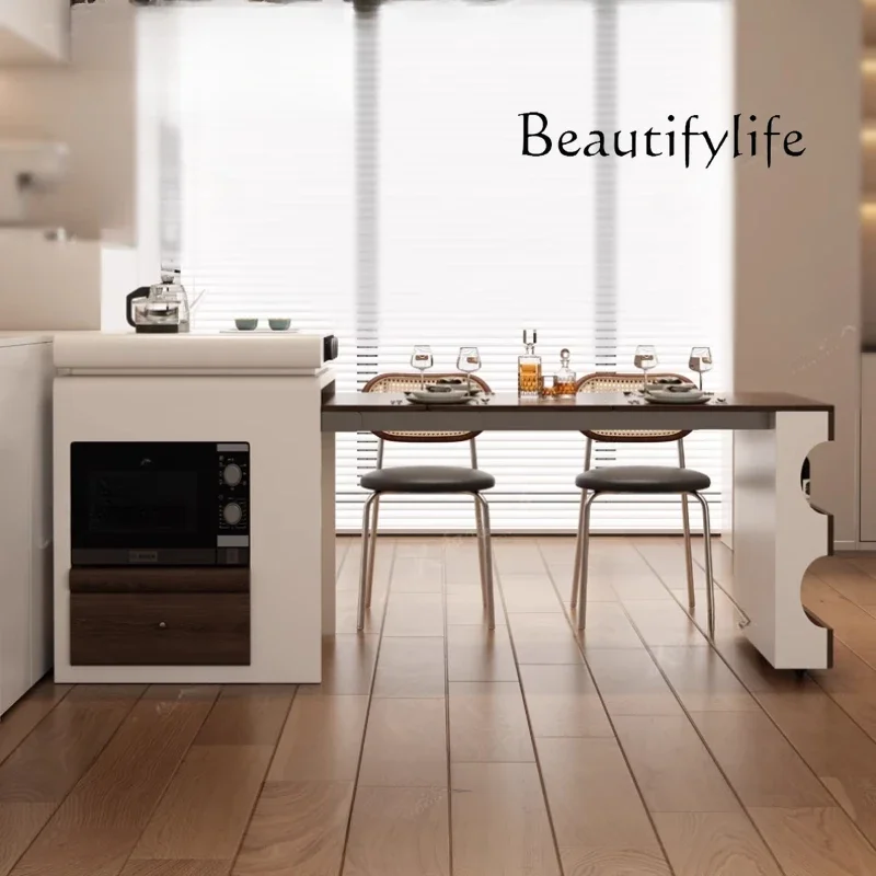 

EJ X Mahjong White Dining Table Induction Cooktop Long Restaurant Kitchen Tables Island Extensible Salon Muebles Hotel Furniture