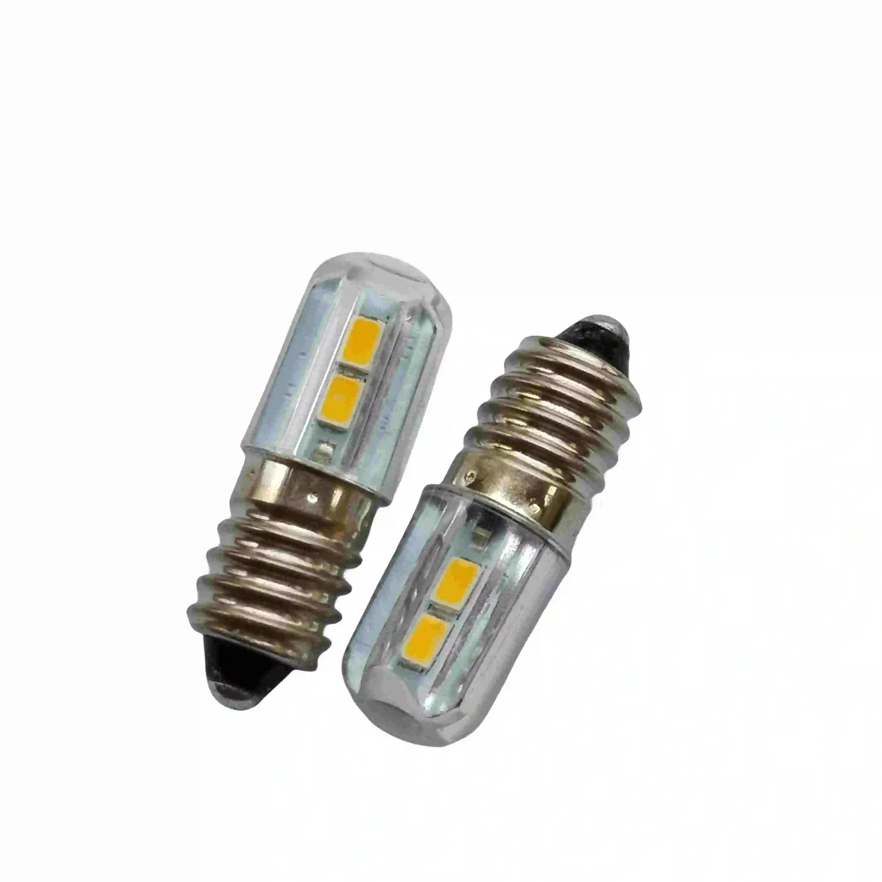 Lampu senter Led 3V 3volt E10, bohlam lampu pengganti 3V Upgrade 4LED untuk lampu depan sepeda