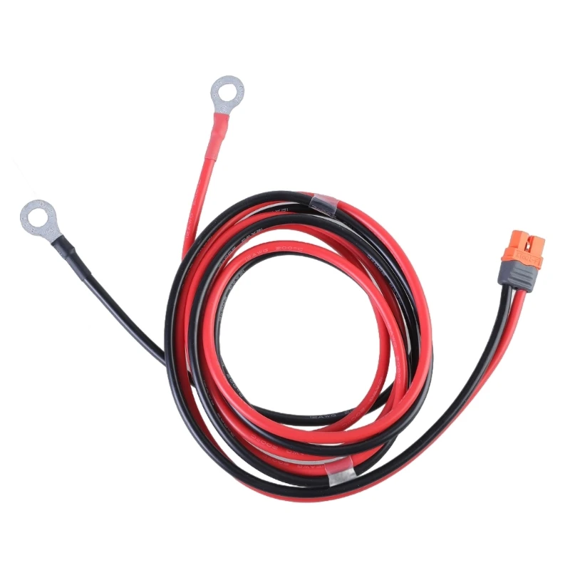 Flexible XT60I Female To O Rings Terminals Cable 12AWG 1.5m PVC Cable for Drones Enthusiasts & Technology Professional