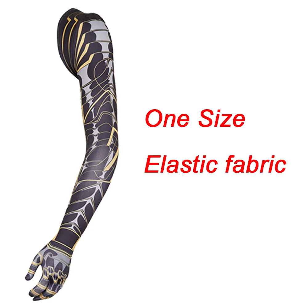 

Bucky Barnes Glove Cosplay Movie Bolts of Thunder Costume Accessories Arm Protector Cover Men Disguise Halloween Party Suits