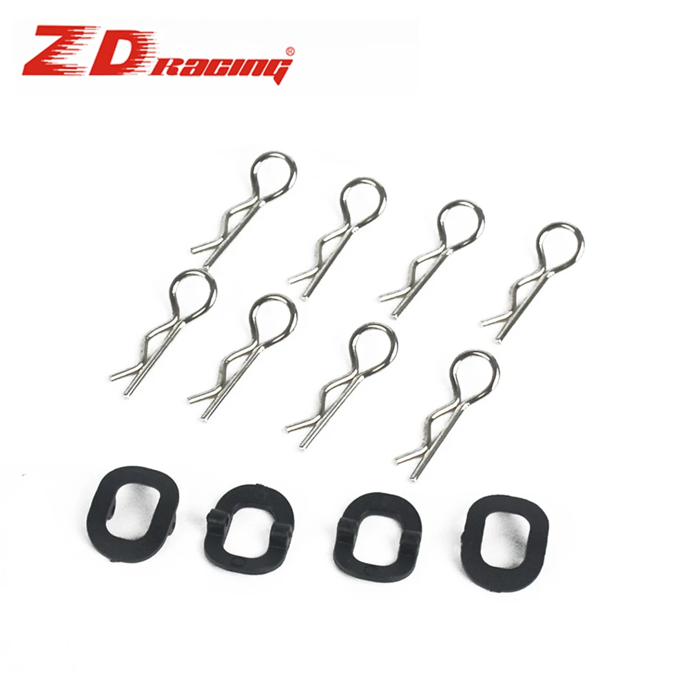 

Car Shell Gasket + R Bolt Clip Shell Body Clips Pins Housing Latch R Buckles Fixed 8436 for ZD Racing 1/8 08426 Rally Car