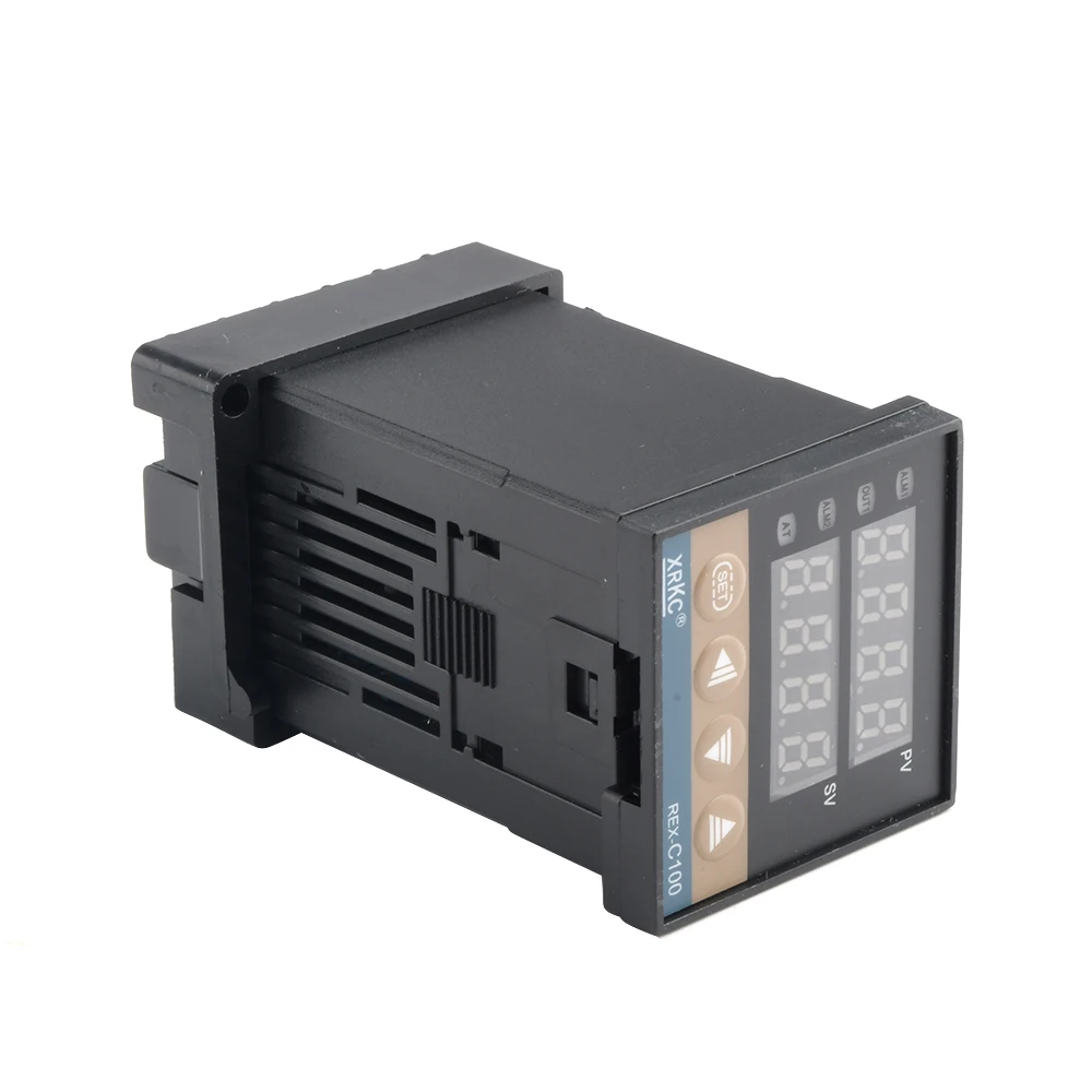 Imagem -04 - Termostato Controlador de Temperatura Pid Digital 100240 v Regulador de Temperatura de Saída de Relé de Alta Qualidade Rex-c100