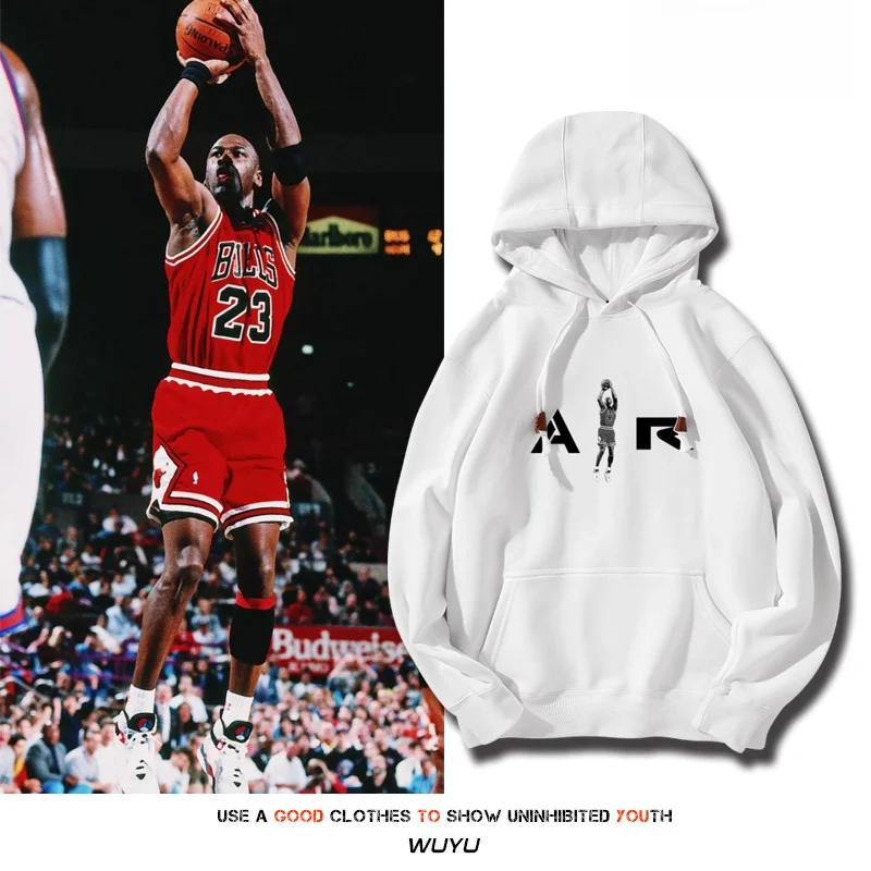 

Bull AIR Spring Autumn Hoodie Casual Training Fitn Sweatirt Youth Faion Cotton Polyester Blend Geometric Pattern