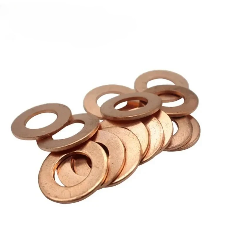10/20pcs M6/M7/M8/M9~M20/M21/M22/M23 Copper Washer Copper Seals Ring Gasket Increase The Thickening Marine  Washer