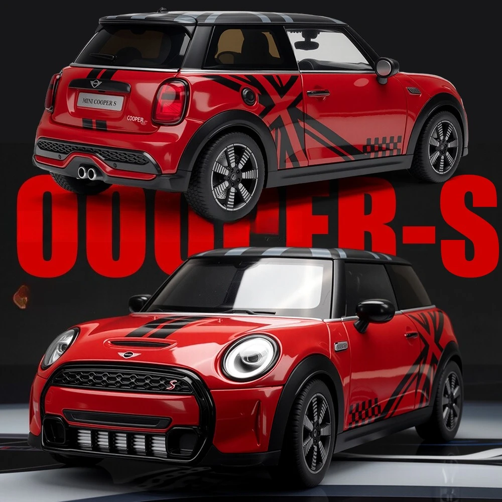 Simulation 1 ：18 Mini Cooper's Alloy Car Model Ornament Toy Wholesale Delivery