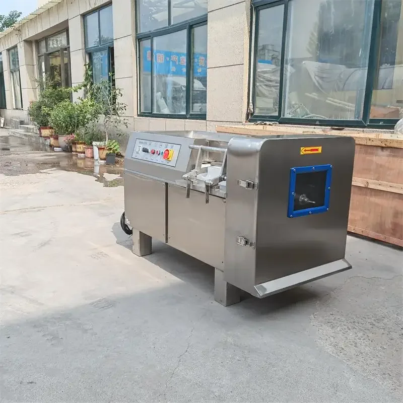Commercial Chicken Cube Cutter Boneless Meat Dice Cutting Machine