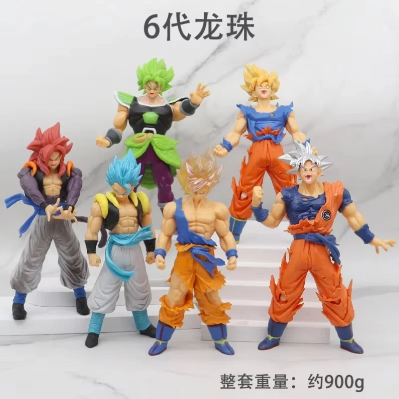 Hot Dragon Ball Super Saiyan Handmade Action Figure PVC Model Surrounding Ornaments Goku Beijita Classic Series Birthday Gifts