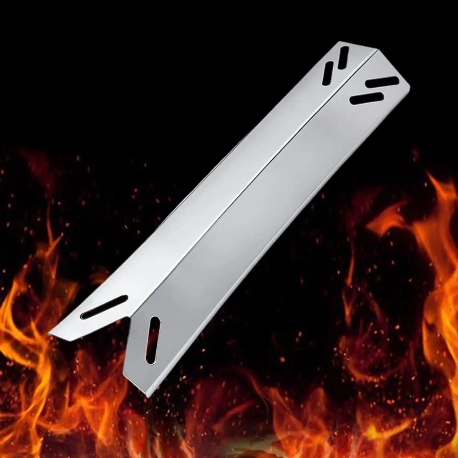 

Heat Tent Flame Tamer Heavy Duty BBQ Accessory Grill Burner Cover Flavor Bar Replace for Kitchen BBQ Home Outdoor Activity