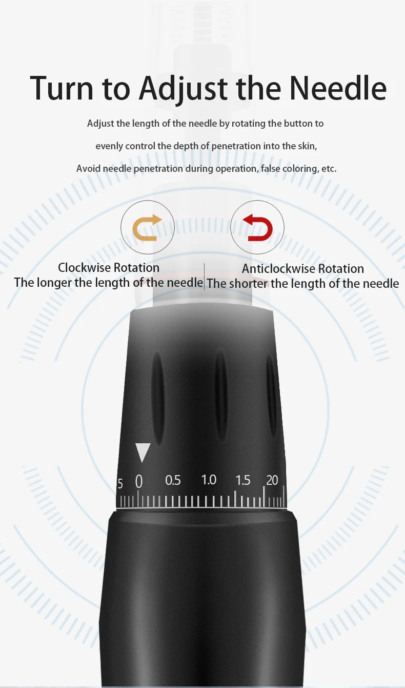 Professional Wireless Digital Semi Permanent Makeup Machine kit Digital Cosmetic Tattoo Machine For Eyebrow Microblading