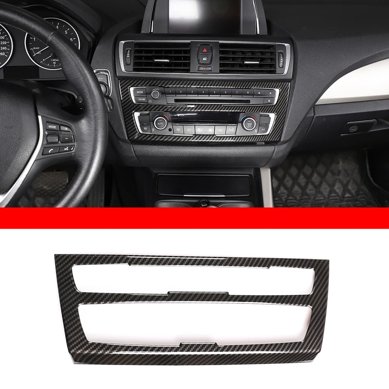 

For BMW 1 2 Series F20 F21 F22 F23 2012-2018 Car Central Control Air Conditioning Mode Button Frame Sticker ABS Auto Accessories