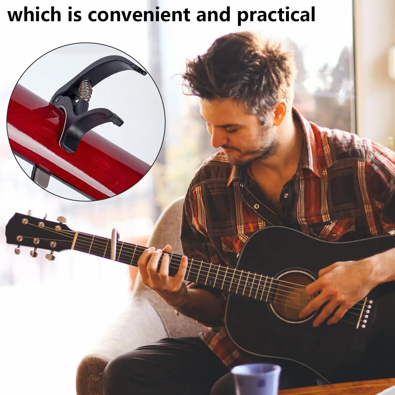 Excellent Metal Guitar Capo Adjustment Clip Guitar Capo for Acoustic Electric Guitars Bass Ukulele Guitar Accessories