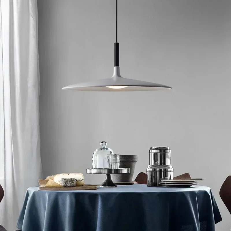 TechHPModern Designer Nordic Industrial Art LED Pendant Lamp Cafe Dining Room Bar Kitchen Chandelier