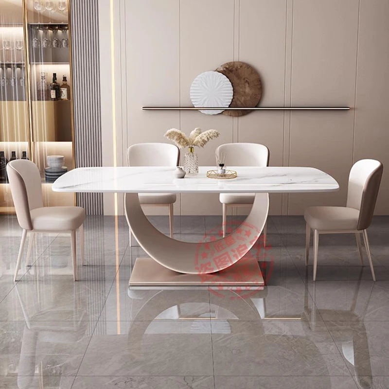 Lounge Coffee Dining Table Restaurant Side Luxury Writing Computer Gaming Dining Table Service Muebles Living Room Furniture