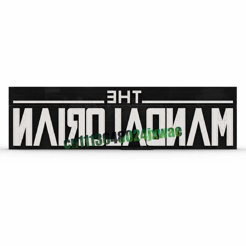 NEW 1451PCS Space Warrior Logo MOC Creative Model Custom Puzzle Bricks Assembly Educational Toy Popular Gift Collection Display