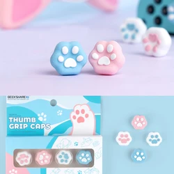 Shaped Cat Paw Thumb Grip Cap Joystick Silicone Protective Cover Controller Thumbstick Case For Nintendo Switch JoyCon NS Lite