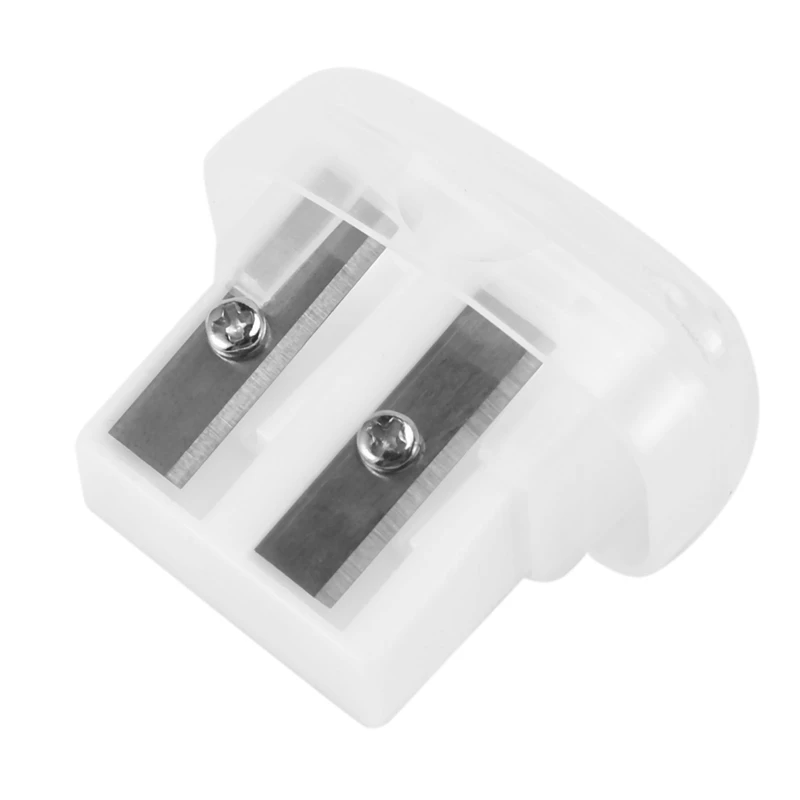 48PCS 4 Color Pencil Sharpener Transparent Cute Pupil Pencil Sharpener Manual Pencil Sharpener