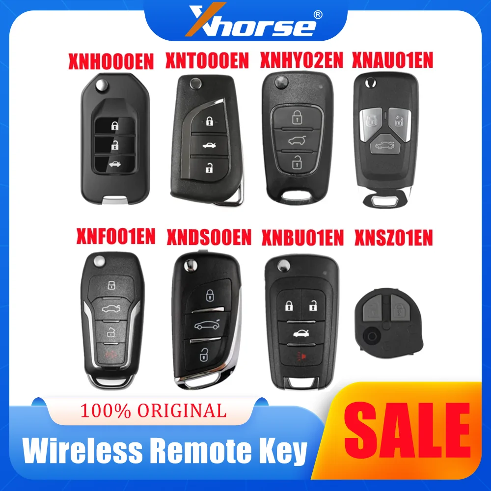 1 Piece Xhorse XN series Wireless Remote Key XNSZ01EN XNHO00EN XNDS00EN XNBU01EN XNHY02EN XNAU01EN XNFO01EN XNTO00EN