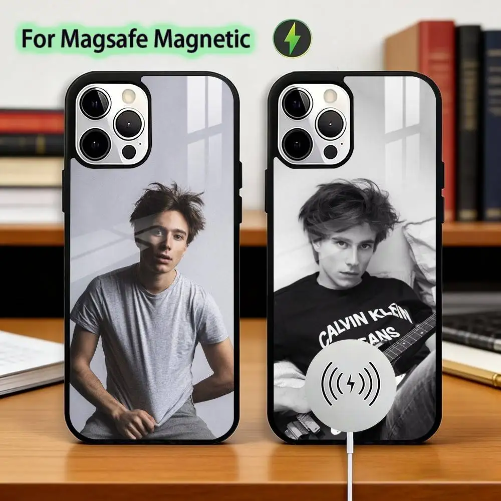 

Axel Auriant Drummer Actor Phone Case For iPhone17,16,15,14,13,12,11 Plus,Pro Magnetic with Magsafe Wireless Charging