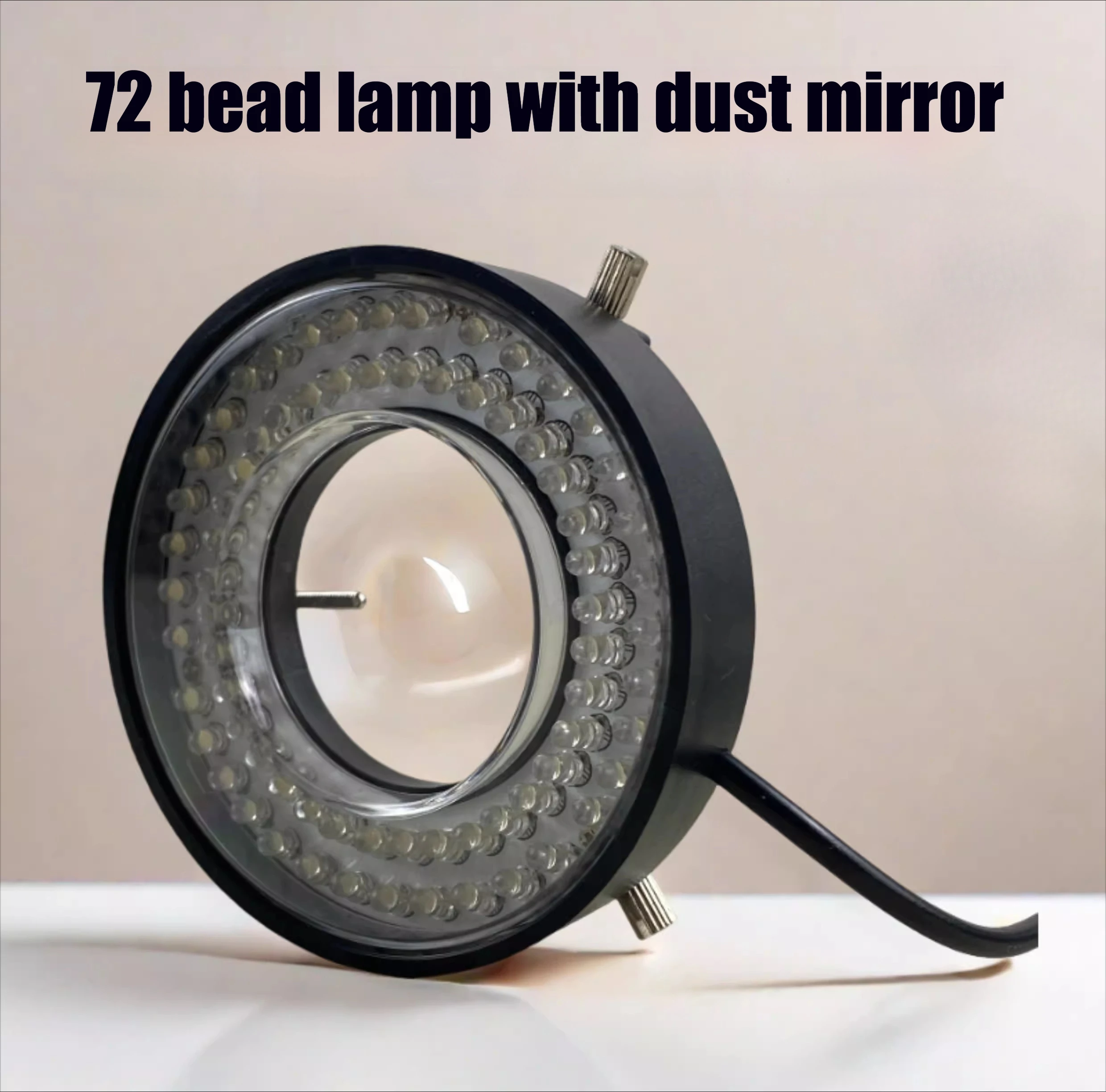 Adjustable USB LED Ring Light 64/72/144 Beads Large Inner Diameter Microscope Fill Light For Industrial Stereo Microscope