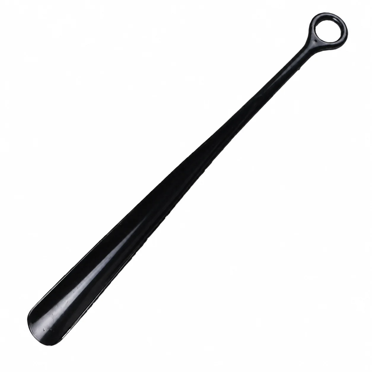 No-Bend Shoe Horn Ergonomic for Seniors Pregnancy Long Handle Plastic Footwear Helper Smooth Curved Head Durable Aid