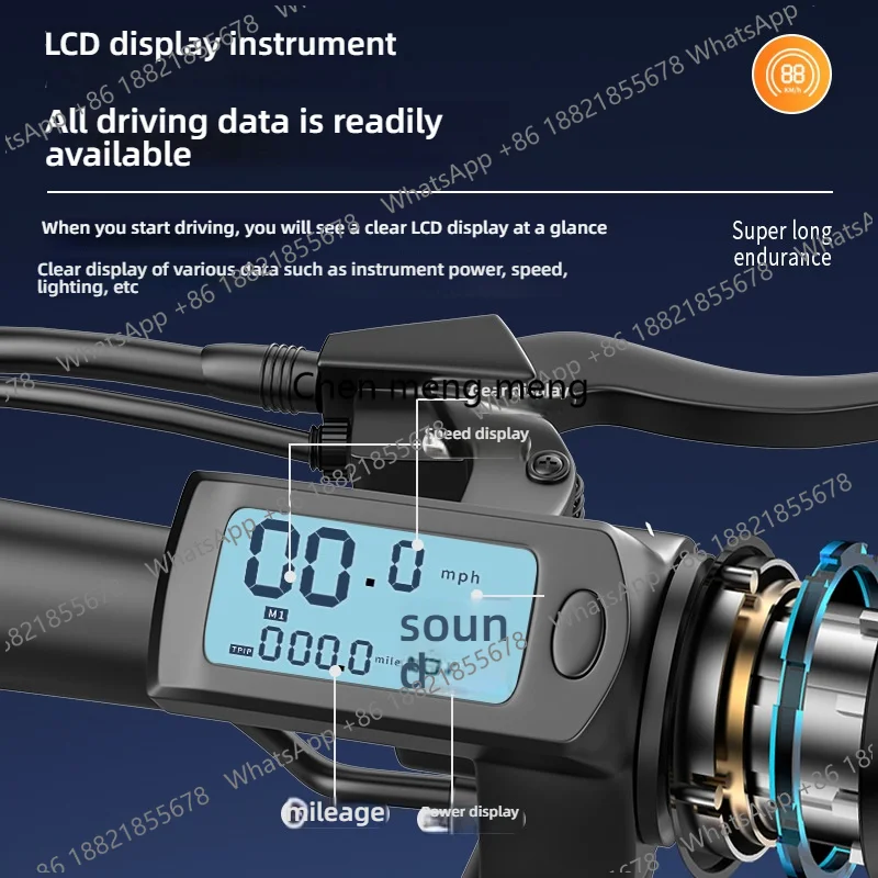 NEWElectric Bicycle Lithium Mini  Portable Folding Electric Adult Driver Bike Adult Electric Bikes Light