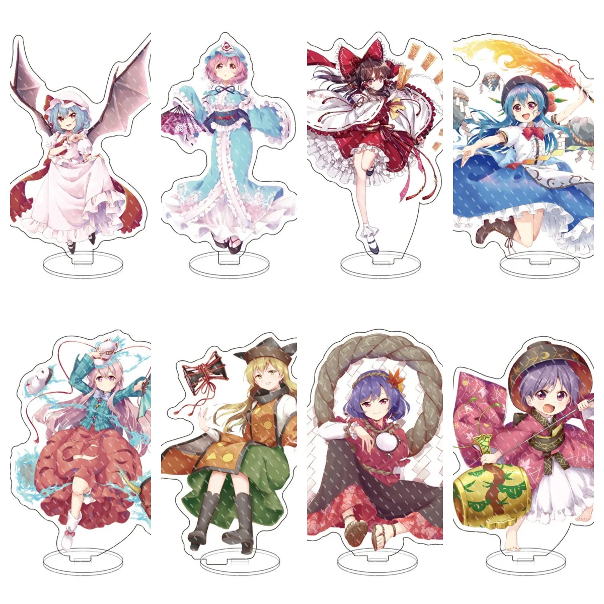 

Touhou Project Shrine Maiden Acrylic Desktop Display Collection JewelryStand Figure Standing Customization Tableware Fan Gift