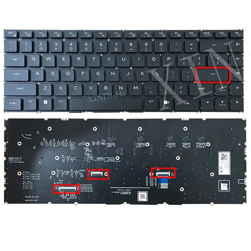 

US RGB клавиатура с подсветкой для DELL Alienware M15 R5 R6 P109F 0187HV 07G3GT 00P3H1 0M7KHN 0012TP NSK-DECABC dfровка