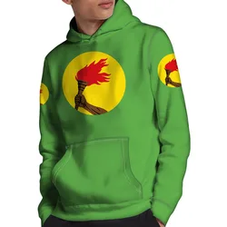 Zaire Flag 1971 1997 Hoodie Democratic Republic Of Congo Customized Sports　sweatshirt Flag Print Photo Clothes