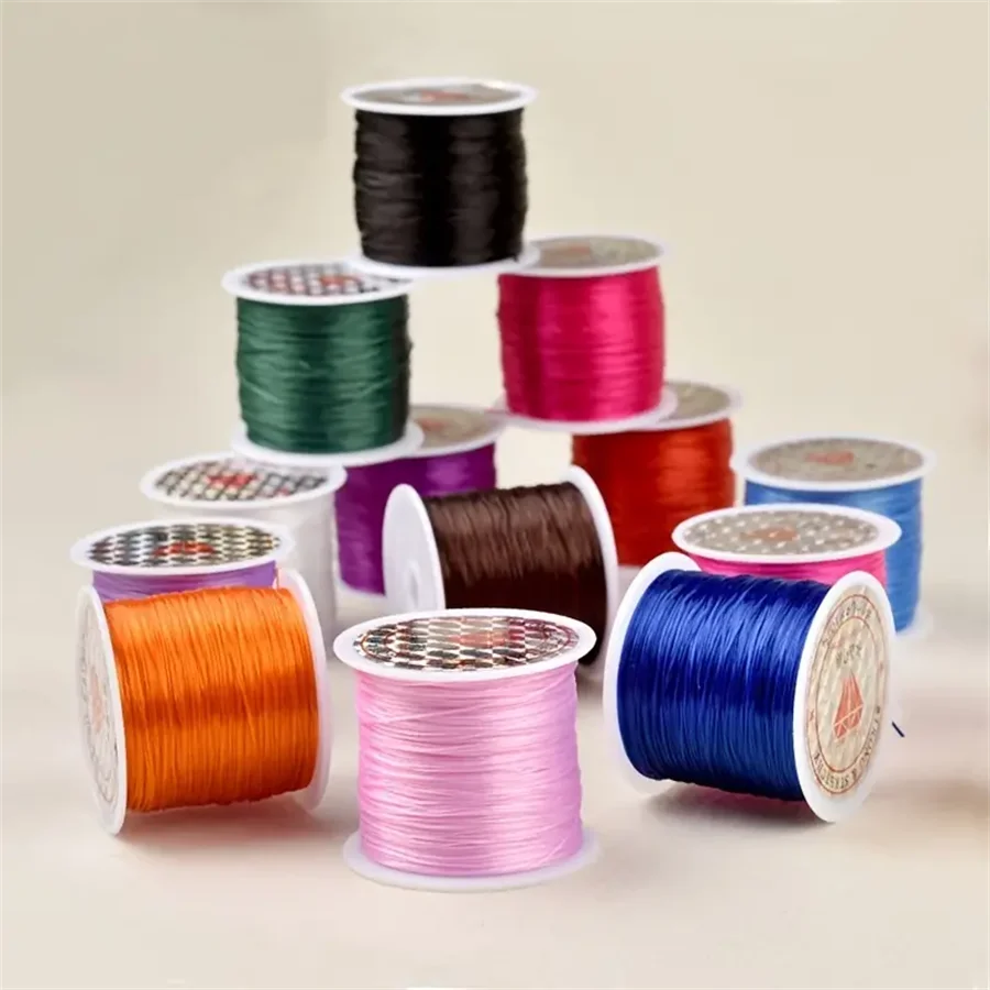 

1 Roll Transparent Beading Elastic Line For Jewelry Making Wire String DIY Stretch Cords Bracelet Necklace Thread Craft Supplies