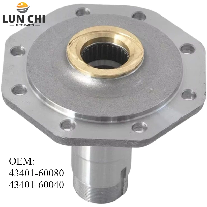 

43401-60080 43401-60040 Car Axle Head Swing Knuckle Spindle SPINDLE SUB-ASSY For Toyota Land Cruiser LC80 HZJ81 FZJ80