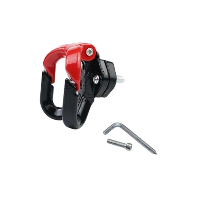 

D5BD Front Mounted Motorcycle Hook For Ebike ABS and Aluminum Alloy Heavy Duty Double Hook For Electric Bicycles