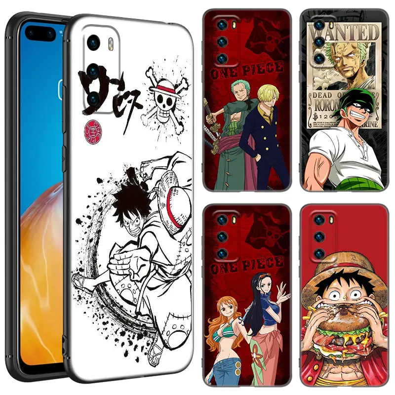 Anime One Piece Phone Case For Huawei Pura 70 Ultra P20 P30 P40 Lite P60 Art P50 Pro P50E P Smart 2018 2019 2020 2021