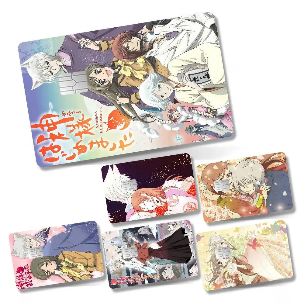 Anime K-Kamisama Kiss Hajimemashita 1 Set Of 4 Pcs Credit Card Skin Stickers For VISA Bank Card Waterproof Sticker Antiscratch