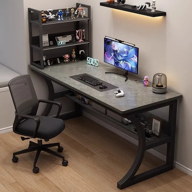 

Computer desktop bedroom simple modern office desk chair set small simple e-sports table