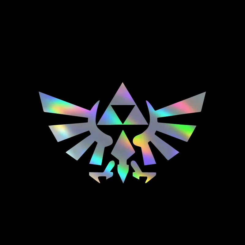 Holographic Triforce Wing Car Stickers For Full Body & Windows Holographic Triforce Wing Car Stickers For Full Body & Windows