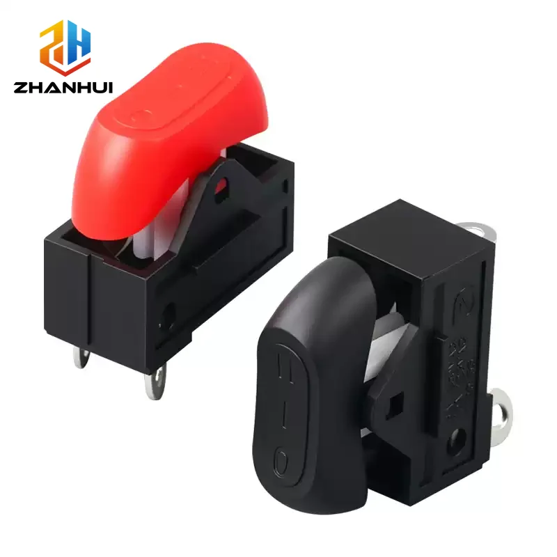 2PCS KCD15 RK2-33 3-Pin 3-Position Rocker Switch ON-OFF-ON Power Button for Hair Dryer & Blower