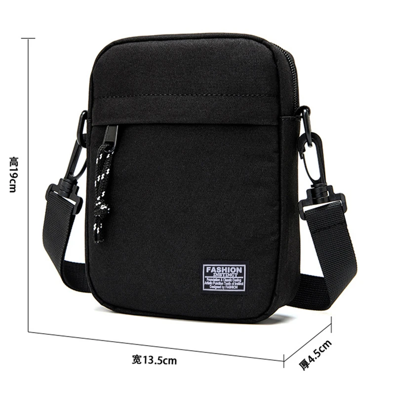 Simple Mini Crossbody Handbag Bag Men\'s Oxford Shoulder Side Bag for Men Messenger Phone Sling Bag Husband Chest Pack  Phone Bag