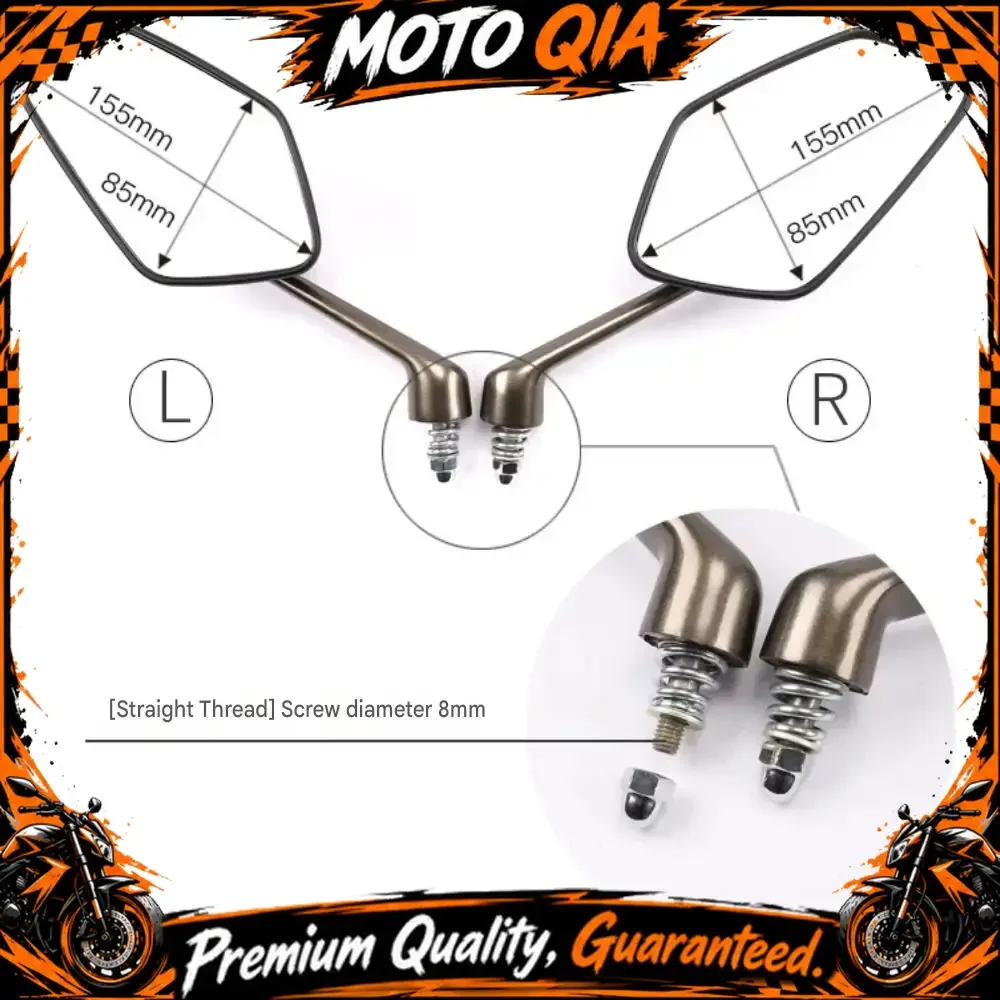 【High Quality​】Compatible with ZONTES 125-U/U1/G1/Z2 motorcycle rearview mirror/reverse mirror modification accessories
